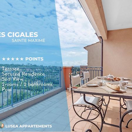 Apartamento Les Cigales, Superbe Vue - Golfe De Sainte-Maxime Exterior foto
