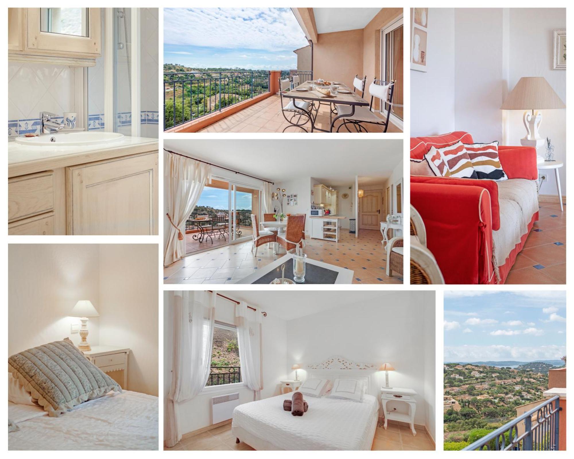 Apartamento Les Cigales, Superbe Vue - Golfe De Sainte-Maxime Exterior foto
